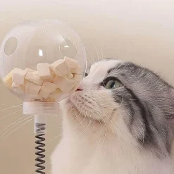 TailTrend Haustierspielzeug-Auslaufsicherer Puzzlebecher mit Food Ball-Utensilien für einfaches Essen unterwegs