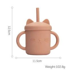 Kinder The Decor Haven Kinderwagen & Zubehör-Auslaufsicherer, süßer Baby-Futterbecher