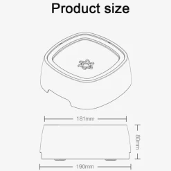 Furry Haven Haustierzubehör|Tierfütterung-Auslaufsicherer Wassernapf für Haustiere – Auslaufsicherer Flüssigkeitsspender für Hunde und Katzen