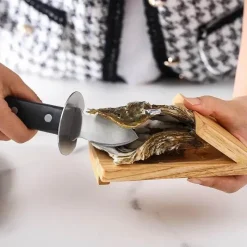 Tom Küche & Esszimmer-Austernmesser-Set – Hochwertige Austernmesser aus Edelstahl