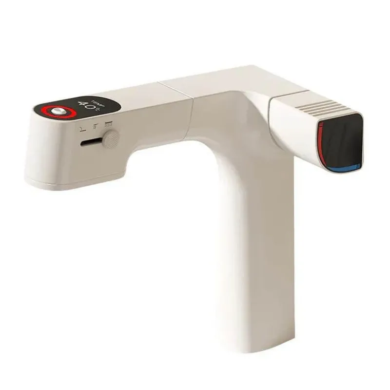 Tranquil Waters Badezimmer|Küche & Esszimmer-Ausziehbarer Wasserfilter LED-Temperaturregler-Wasserhahn