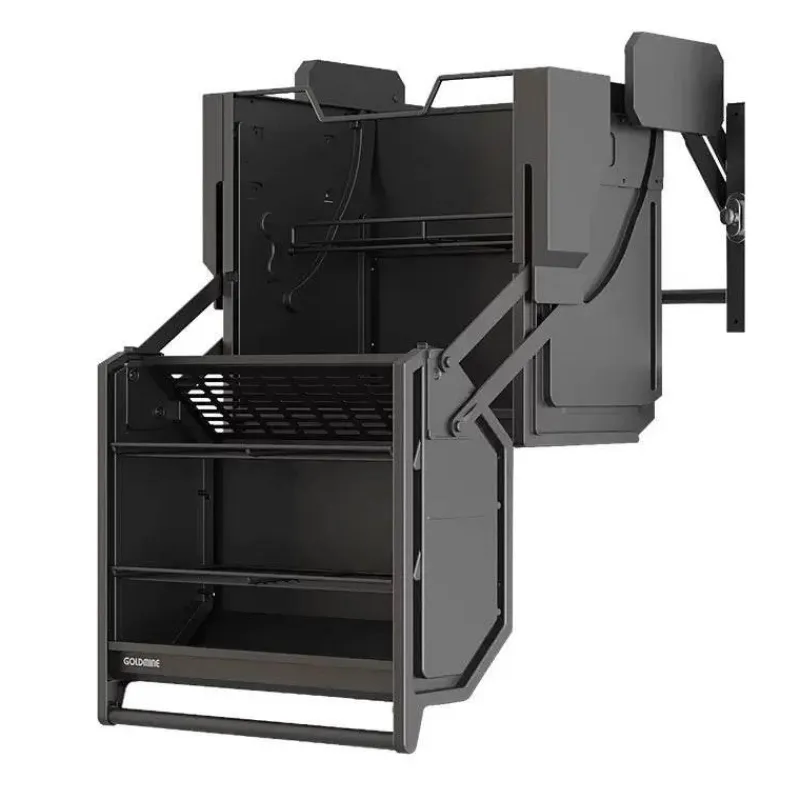 Space Savvy Küche & Esszimmer-Ausziehbares Küchenregal – Einfacher Schrank-Organizer