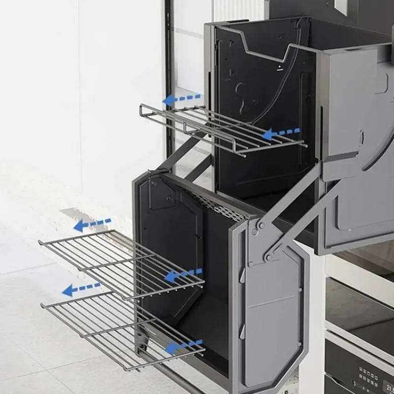 Space Savvy Küche & Esszimmer-Ausziehbares Küchenregal – Einfacher Schrank-Organizer