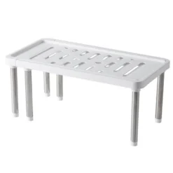Space Savvy Küche & Esszimmer-Ausziehbares Schrank-Organizer-Regal – platzsparende Aufbewahrung in der Küche