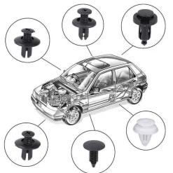 The Outdoor Vault Autozubehör|Automobilindustrie-Auto-Befestigungsstift-Nietclip-Kit - 100-teiliges Stoßstangenzubehör