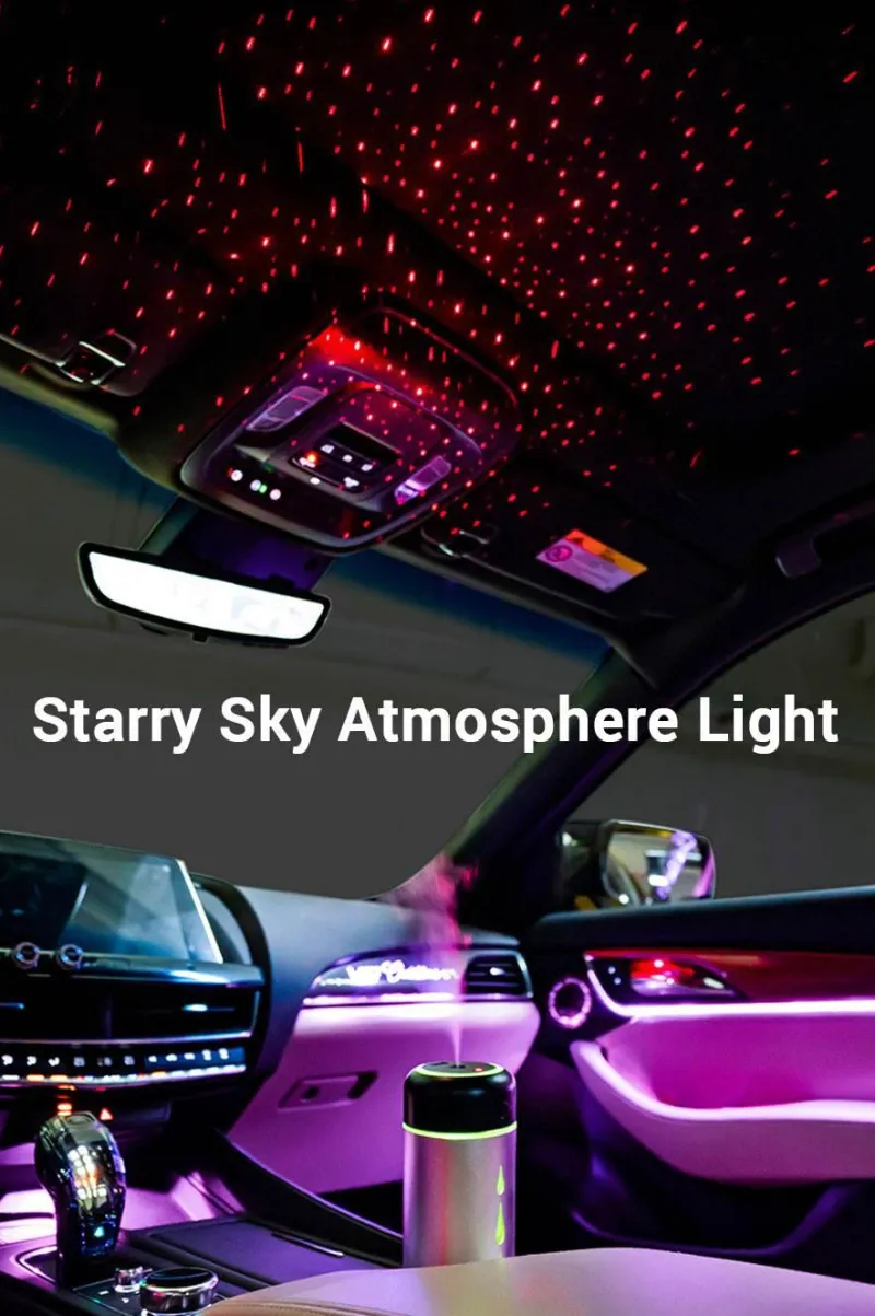 Comfort u0026 Style Autozubehör|Automobilindustrie-Auto-Luftbefeuchter mit Atmosphärenlicht – Luftbefeuchter für Komfort