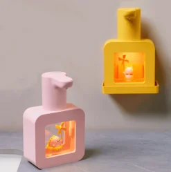 The Blissful Bath Badezimmer-Automatic Pet Soap Dispenser - Transparent Design for Easy Use