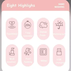 The Blissful Bath Badezimmer-Automatic Pet Soap Dispenser - Transparent Design for Easy Use