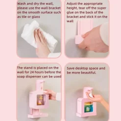 The Blissful Bath Badezimmer-Automatic Pet Soap Dispenser - Transparent Design for Easy Use