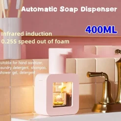 The Blissful Bath Badezimmer-Automatic Pet Soap Dispenser - Transparent Design for Easy Use