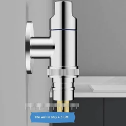 The Blissful Bath Badezimmer-Automatic Washing Machine Angle Valve - Water Stopper Device