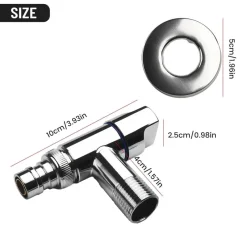 The Blissful Bath Badezimmer-Automatic Washing Machine Angle Valve - Water Stopper Device