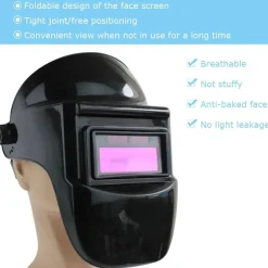 Tom Küche & Esszimmer-Auatisch abdunkelnder Solar-Schweißhelm – Einstellbarer Farbton 49-13