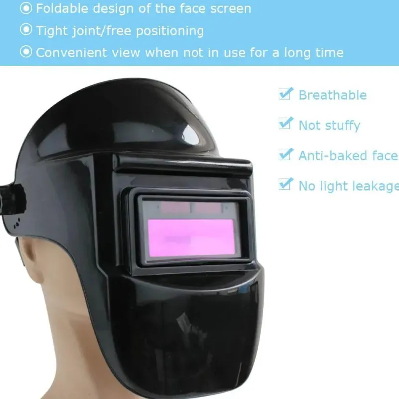 Tom Küche & Esszimmer-Auatisch abdunkelnder Solar-Schweißhelm – Einstellbarer Farbton 49-13