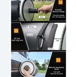 Wild u0026 Free Gear Autozubehör|Automobilindustrie-Automatisch einziehbare Autoabdeckung – Shield Pro Wasserdichter Schutz