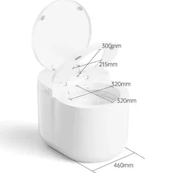 The Blissful Bath Badezimmer-Automatische Bidet-Toilette – Sofortheizung mit Fernbedienung