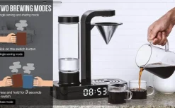 The Cozy Mug Küche & Esszimmer-Automatische Kaffeemaschine – Sauberes Tropfbrühsystem
