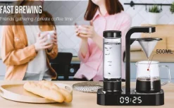 The Cozy Mug Küche & Esszimmer-Automatische Kaffeemaschine – Sauberes Tropfbrühsystem