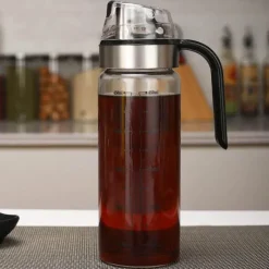 Tom Küche & Esszimmer-Auatische Ölflasche – langlebiger Sojasaucen-Essigspender