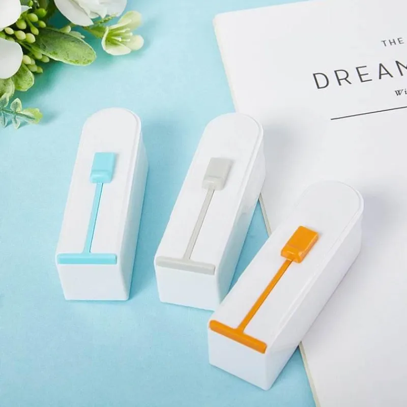 PureGlow Männerpflege|Frauenpflege-Automatische Pop-up-Zahnseidenbox mit Spiegel – reisefreundliches Mundpflegetool