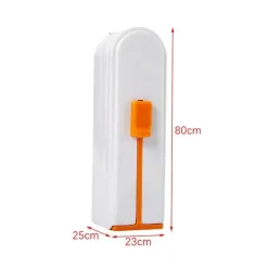 PureGlow Männerpflege|Frauenpflege-Automatische Pop-up-Zahnseidenbox mit Spiegel – reisefreundliches Mundpflegetool