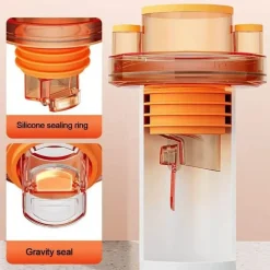 Tranquil Waters Badezimmer|Küche & Esszimmer-Automatischer Abflussrohradapter - Geruchsverhindernder Abfluss