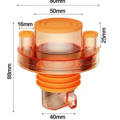 Tranquil Waters Badezimmer|Küche & Esszimmer-Automatischer Abflussrohradapter - Geruchsverhindernder Abfluss