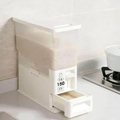 Space Savvy Küche & Esszimmer-Automatischer Dosierer für feuchtigkeitsgeschützte Getreidelagerung