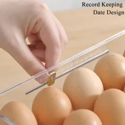 Space Savvy Küche & Esszimmer-Automatischer Eierhalter - Flip Storage Organizer