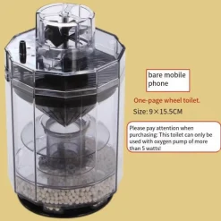 Furendo Haustierzubehör|Reinigungswerkzeuge Für Haustiere-Automatischer Fischkotsauger - Easy Aquarium Cleaner