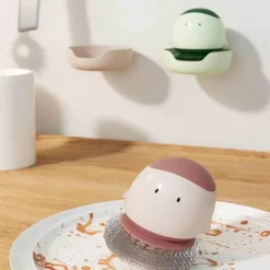 The Culinary Kit Küche & Esszimmer-Automatischer Flüssigkeitsspender, Spülbürste – Küchenreinigungswerkzeug