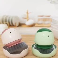 The Culinary Kit Küche & Esszimmer-Automatischer Flüssigkeitsspender, Spülbürste – Küchenreinigungswerkzeug