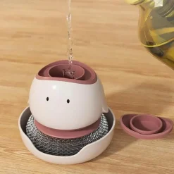 The Culinary Kit Küche & Esszimmer-Automatischer Flüssigkeitsspender, Spülbürste – Küchenreinigungswerkzeug