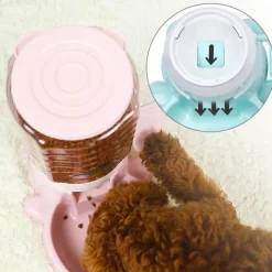 Furry Haven Haustierzubehör|Reinigungswerkzeuge Für Haustiere-Automatischer Futterspender für Haustiere – Interaktiver Futterspender für Hunde und Katzen