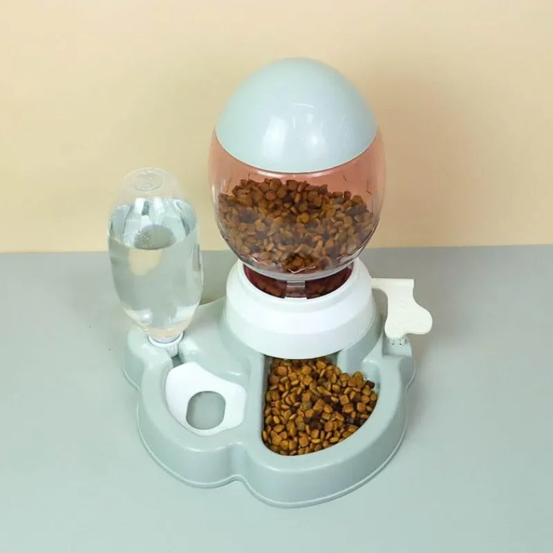 Furry Haven Haustierzubehör|Reinigungswerkzeuge Für Haustiere-Automatischer Futterspender für Haustiere – Interaktiver Futterspender für Hunde und Katzen