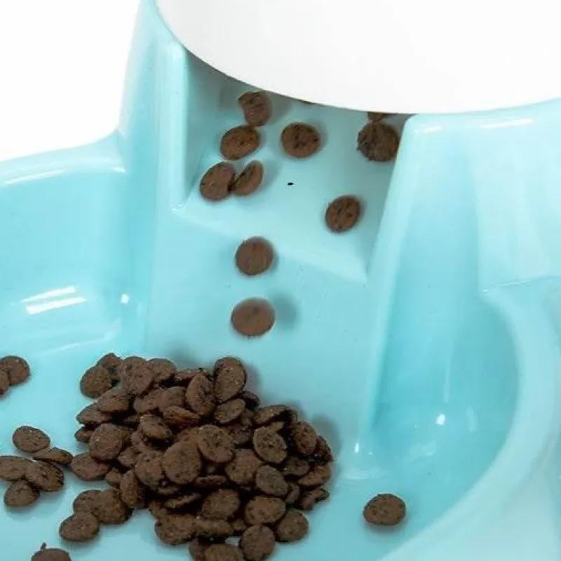 Furry Haven Haustierzubehör|Reinigungswerkzeuge Für Haustiere-Automatischer Futterspender für Haustiere – Interaktiver Futterspender für Hunde und Katzen