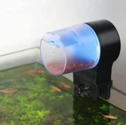 Furendo Haustierzubehör|Reinigungswerkzeuge Für Haustiere-Automatischer Futterspender für Aquarienfische – Timer-aktiviertes Gerät
