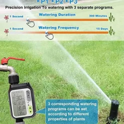 Nomad Gear Camping Im Freien|Outdoor-Artikel-Automatischer Gartenbewässerungstimer - Intelligenter Bewässerungssensor