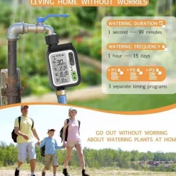 Nomad Gear Camping Im Freien|Outdoor-Artikel-Automatischer Gartenbewässerungstimer - Intelligenter Bewässerungssensor