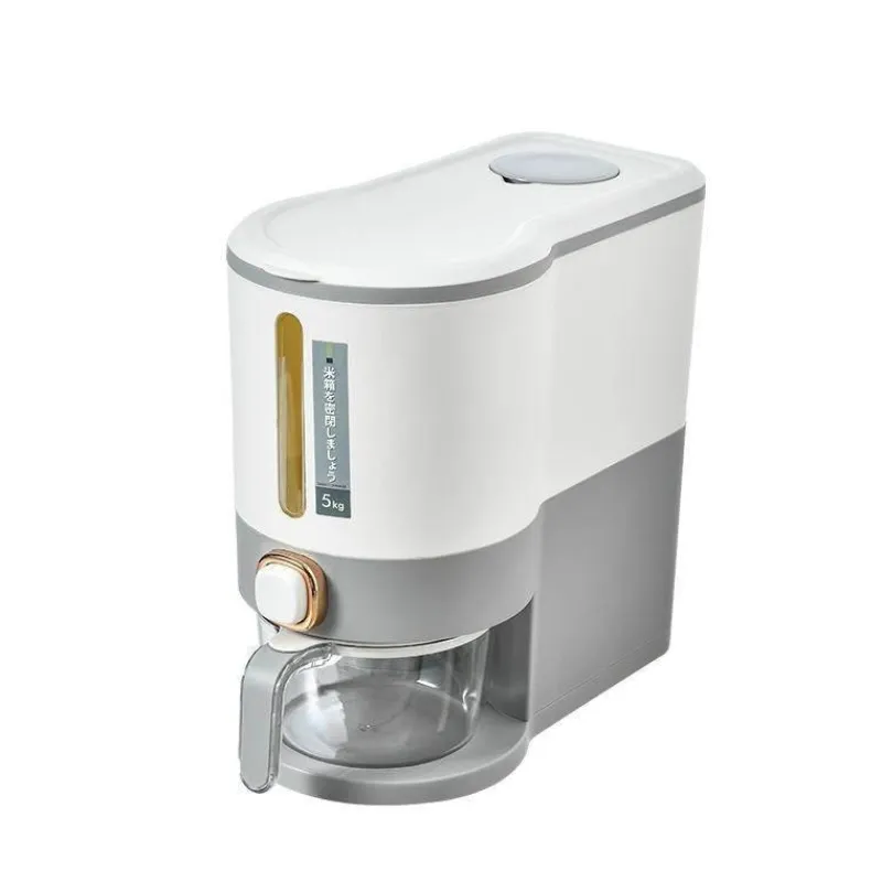 Space Savvy Küche & Esszimmer-Automatischer Getreidespender - Pressspender für einfache Anwendung