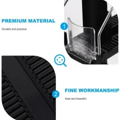 Space Savvy Küche & Esszimmer-Automatischer Getränkeschieber-Kühlschrank-Organizer