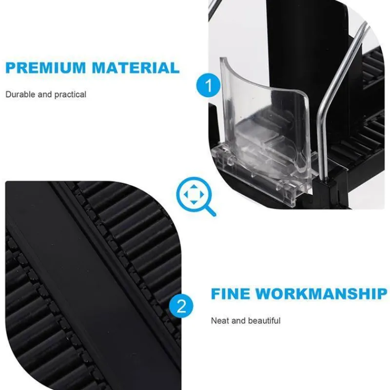 Space Savvy Küche & Esszimmer-Automatischer Getränkeschieber-Kühlschrank-Organizer