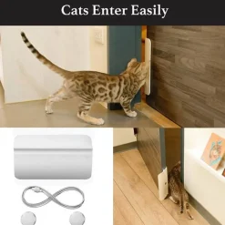 Comfort u0026 Style Haustierzubehör|Reinigungswerkzeuge Für Haustiere-Automatischer Haustiertüröffner – Bequemer und sicherer Zugang für Haustiere