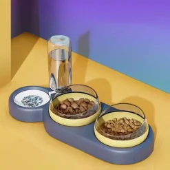 Furry Haven Haustierzubehör|Tierfütterung-Automatischer Katzenfutter- und Wasserspender – Intelligente Lösung zur Haustierfütterung