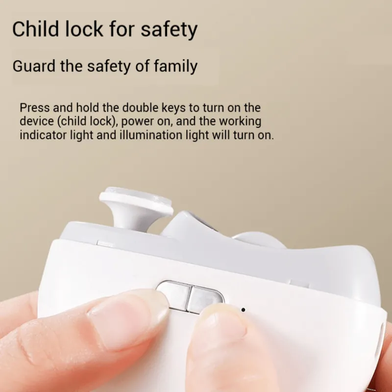 The Outdoor Vault Heimwerkzeuge|Männerpflege-Automatischer LED-Nagelknipser – Lite-Trimmwerkzeug für einfache Nagelpflege