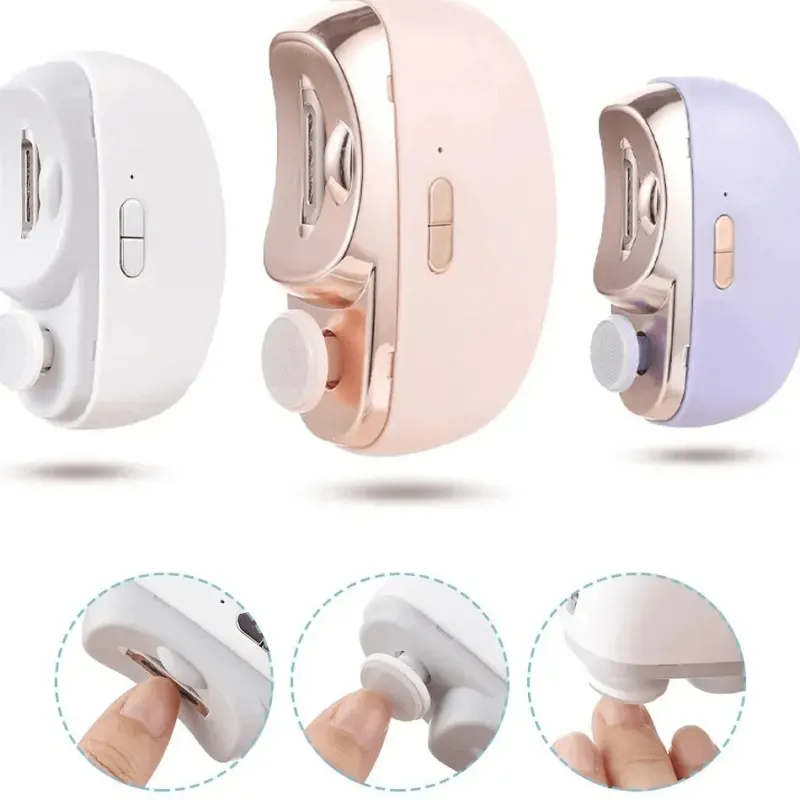 The Outdoor Vault Heimwerkzeuge|Männerpflege-Automatischer LED-Nagelknipser – Lite-Trimmwerkzeug für einfache Nagelpflege