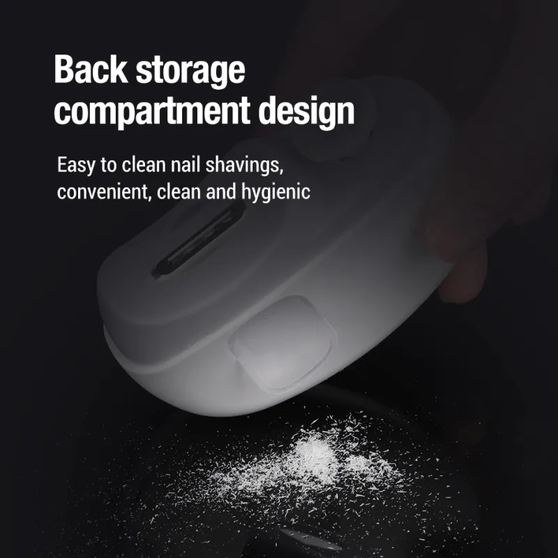 The Outdoor Vault Heimwerkzeuge|Männerpflege-Automatischer LED-Nagelknipser – Lite-Trimmwerkzeug für einfache Nagelpflege