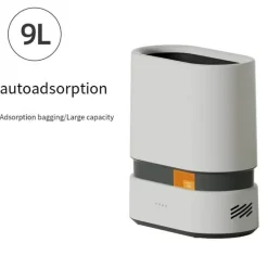 The Decor Haven Küche & Esszimmer|Gadgets Für Zuhause-Automatischer Mülleimer mit freihändiger Bedienung und Beutelspender – praktische Lösung zur Abfallentsorgung