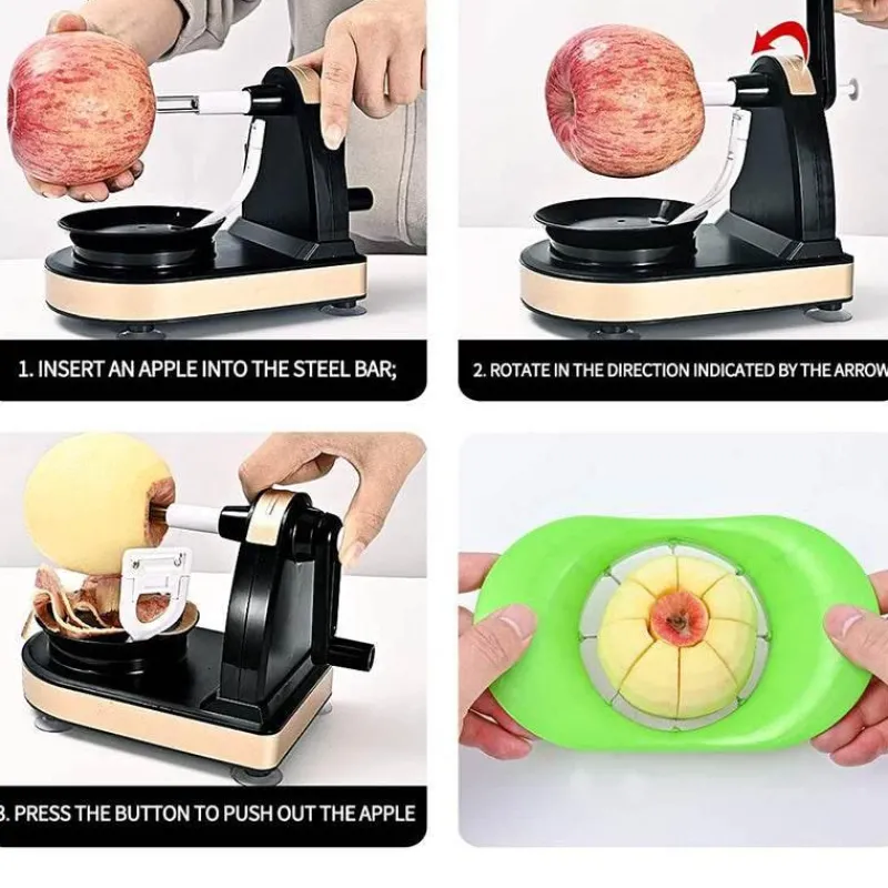 Deco Küche & Esszimmer-Automatischer Obstschäler - Effiziente elektrische Schälmaschine