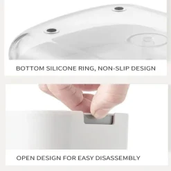 Space Savvy Küche & Esszimmer-Automatischer Seifenspender mit Schwammablage - Küchenutensilien